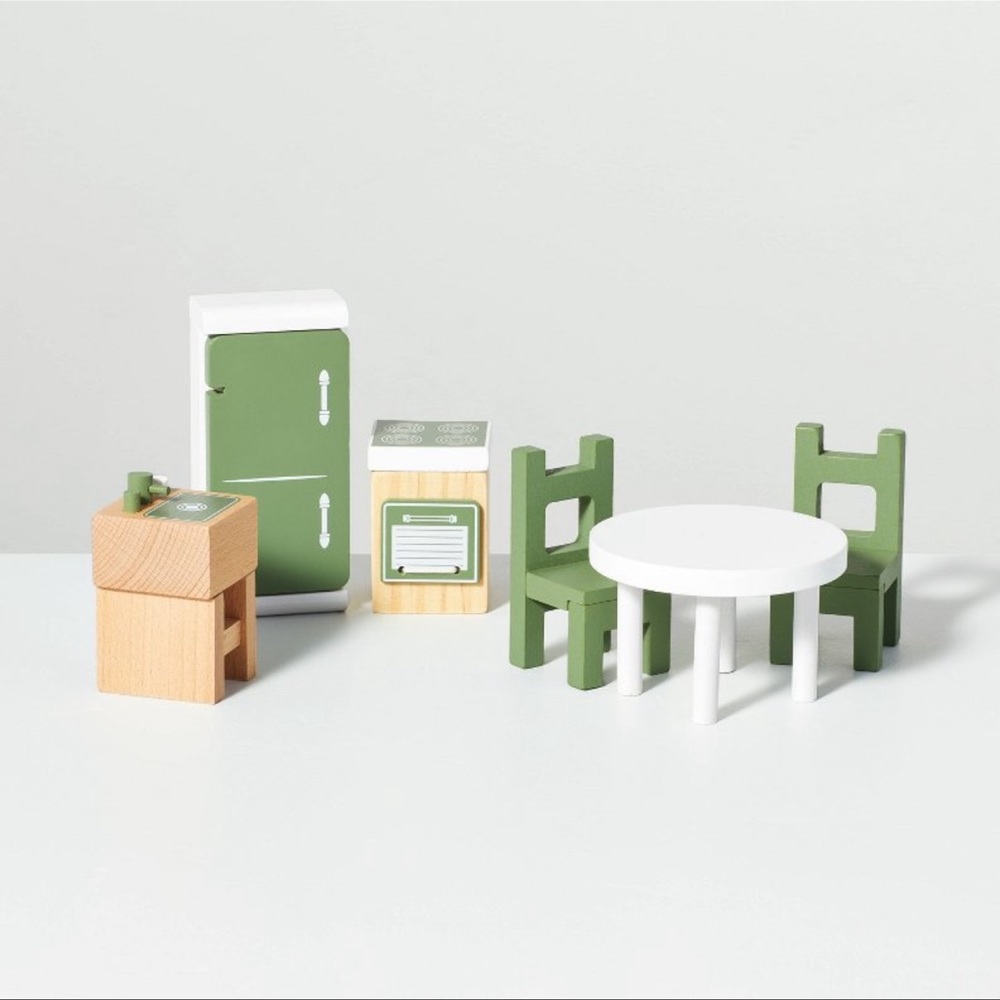 Kitchen Furniture Dollhouse Toy Accessory Set